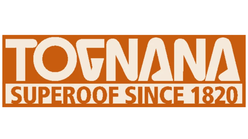 Tognana Superoof logotyp, italiensk producent av takpannor och tegeltak